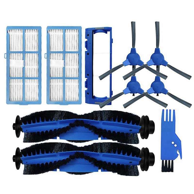 10pcs Main Side Brush Filter Mop for Goovi 1600pa D380 D382 Vacuum