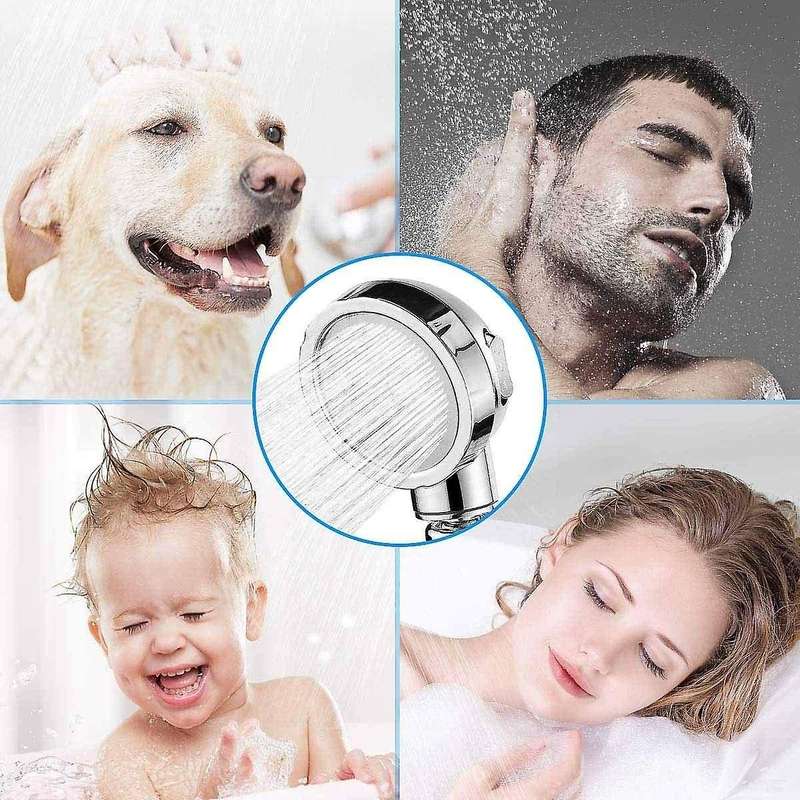 Detachable Shower Head with 78inch Hose, High Pressure Water Saving