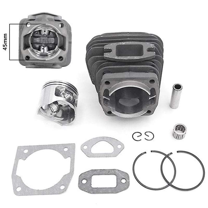 45.2mm Chainsaw Cylinder Piston Gasket Kit for 4500 45cc 5200 52cc