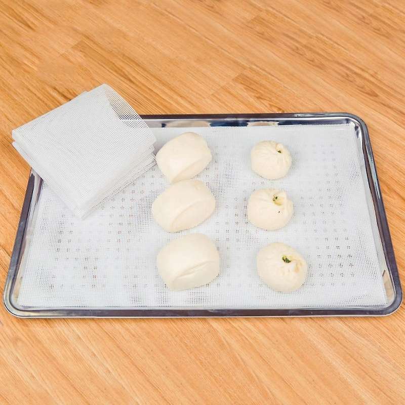 5pcs Square Silicone Steamer Mesh Pad Non-stick Kitchen Tools 40x60cm