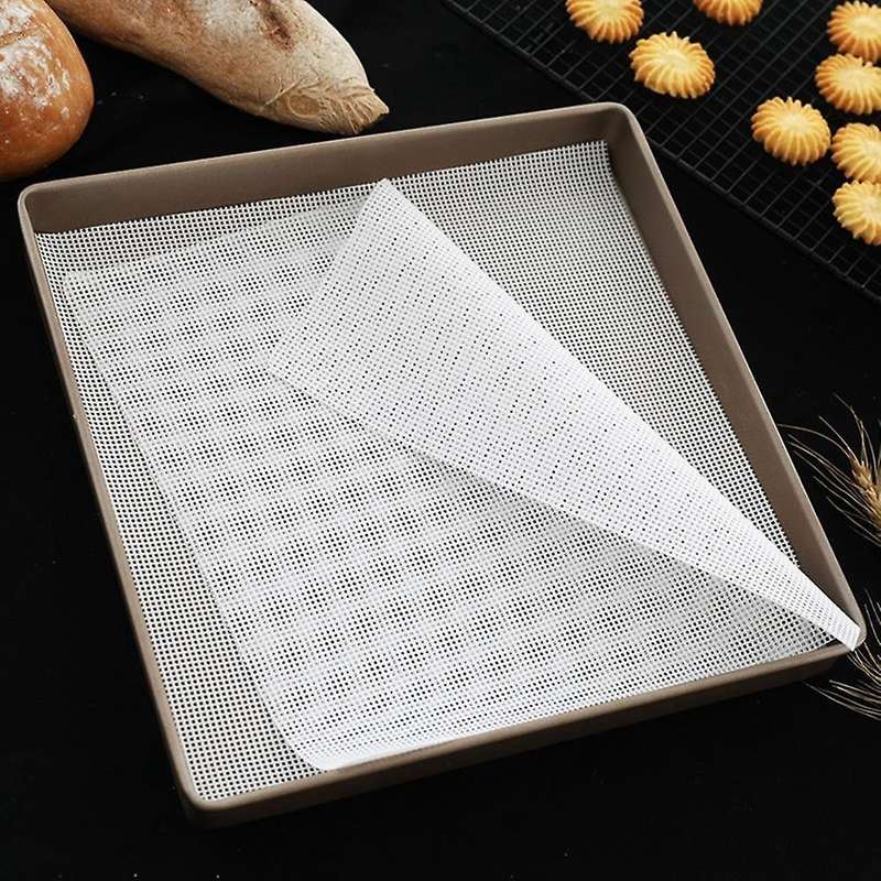 5pcs Square Silicone Steamer Mesh Pad Non-stick Kitchen Tools 40x60cm