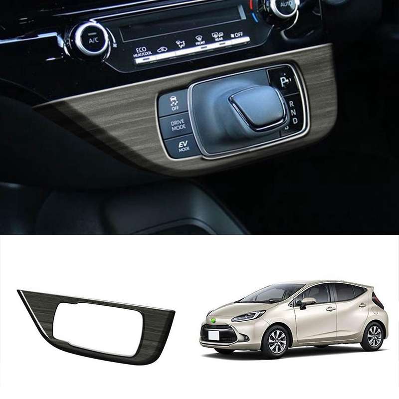 Abs Interior Car Gear Shift Knob Panel Cover for Toyota Aqua 2021