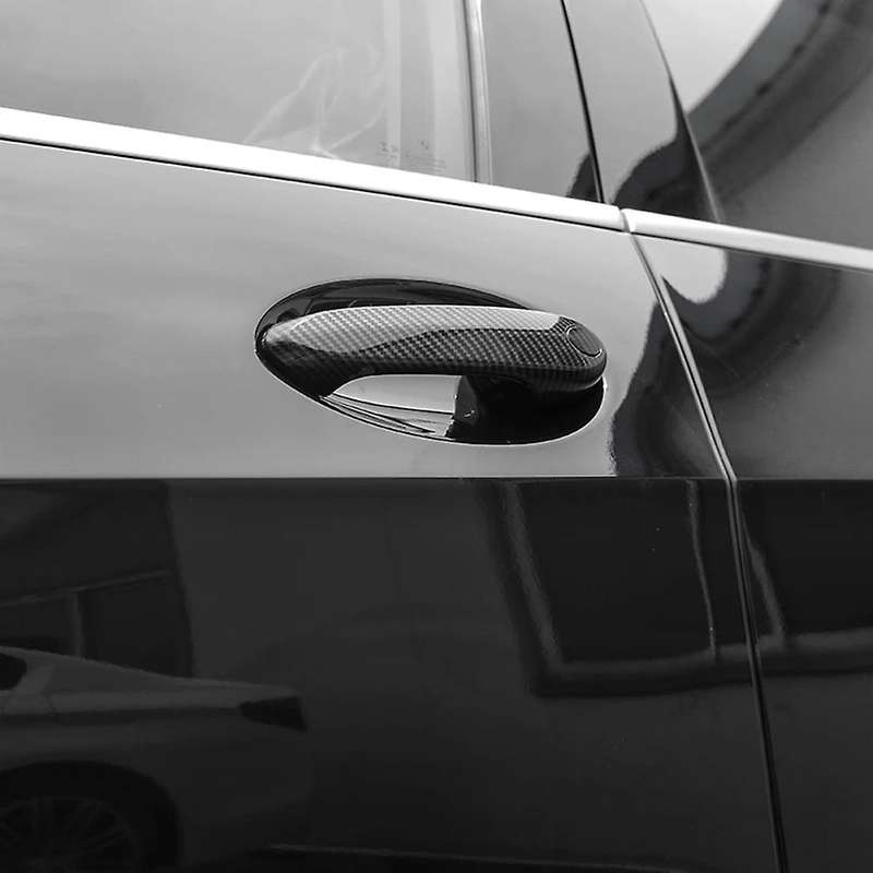 Carbon Fiber Outside Exterior Door Handle Cover Trim For-bmw 3 Series