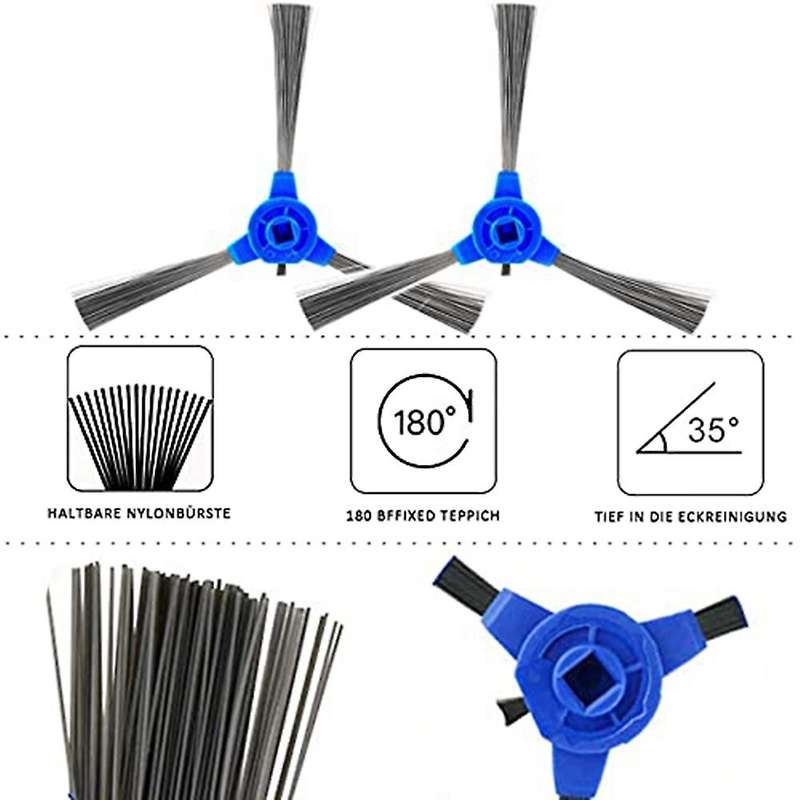 Parts Main Brush Side Brushes Filters for Eufy Robovac G10 G30 Hybrid