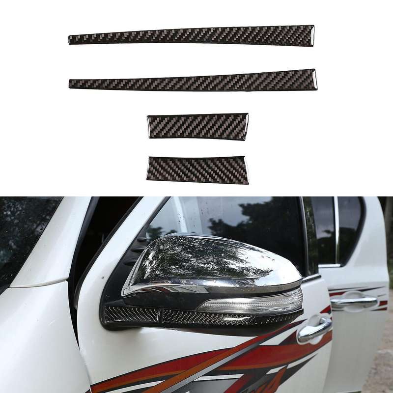 For Toyota Hilux Car Side Rearview Mirror Lid Strip Cover Trim