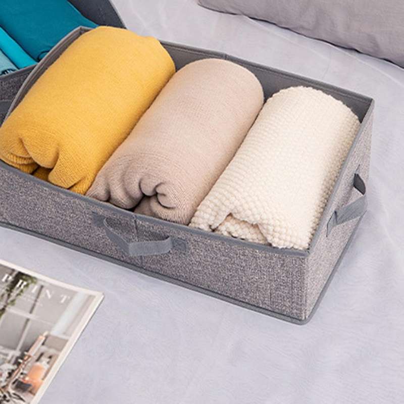 Closet Storage Baskets, Decorative Storage Bins for Shelves B