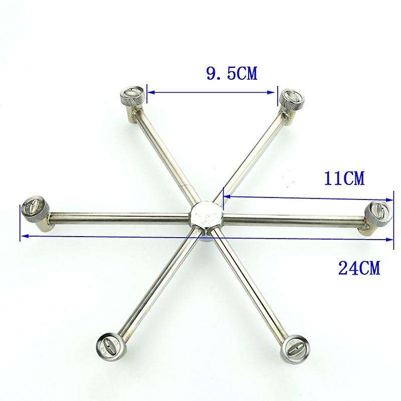 Pesticide Sprinkler Garden Irrigation Atomizing Nozzle 6 Head Nozzle