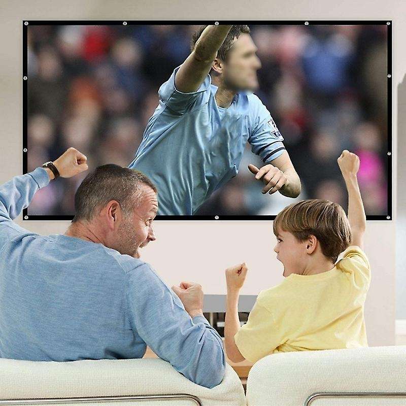 Projector Screen for Home Theater White Foldable Anti-crease(120inch)