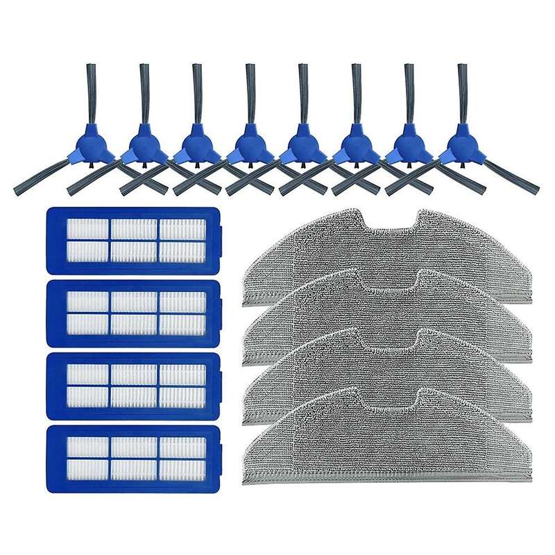 Hepa Filter Side Brush Mop Cloth Replacement for Eufy Robovac