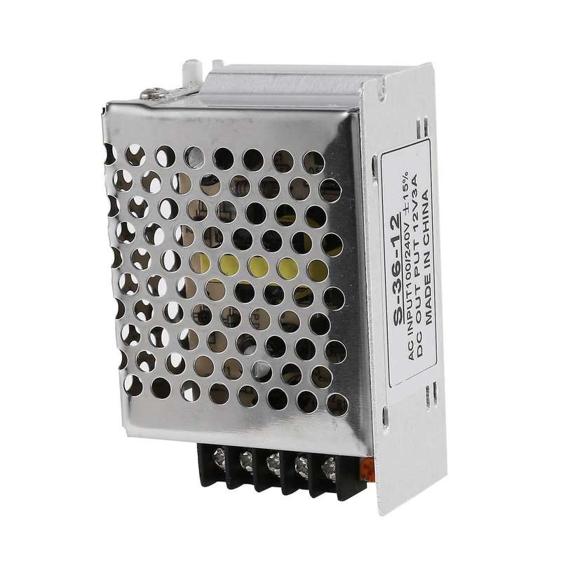 Ac 100v-240v to Dc 12v 3a 36w Voltage Transformer Switch Power Supply