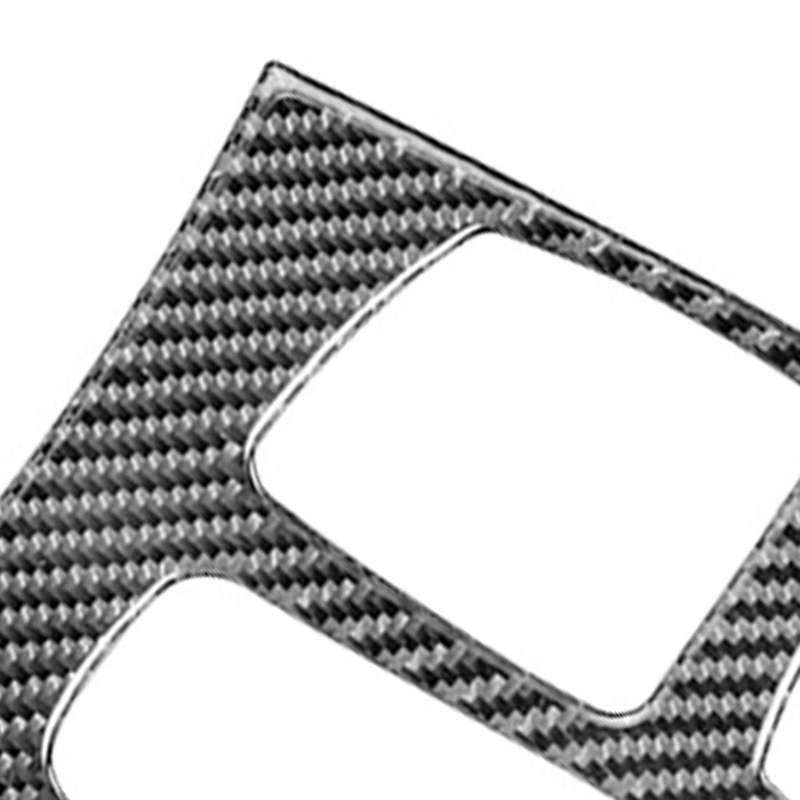 Carbon Fiber Gear Shift Box Panel Cover Trim Accessories Rhd