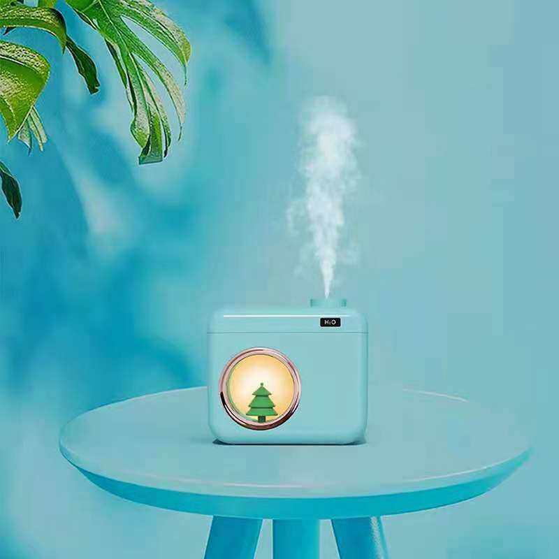 400ml Air Humidifier Usb Diffuser with 1200mah Battery (blue)