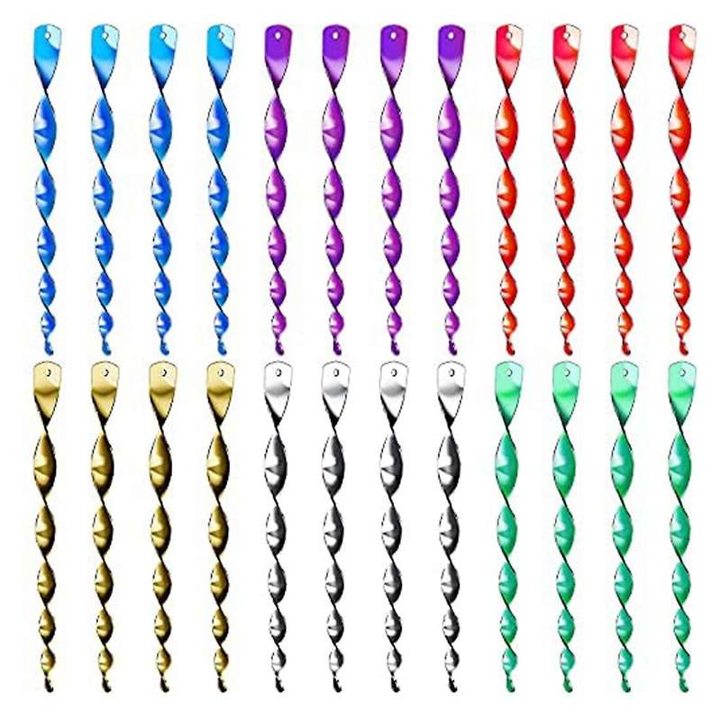 24 Pieces Bird Reflective Scare Rod Drive Away Woodpecker,pigeon