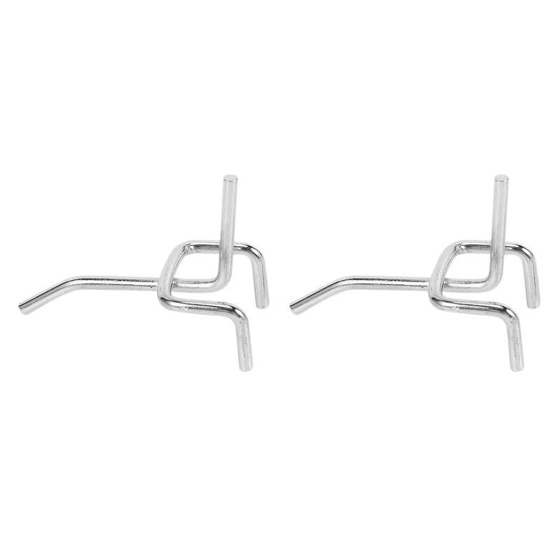 50pcs Durable Carbon Steel Practical Pegboard Hooks Hanging Tool