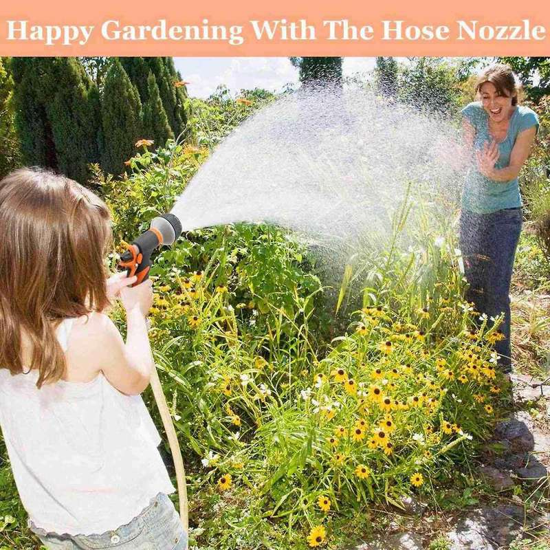 Garden Hose Nozzle Leak Free High Pressure Heavy Duty 8 Pattern