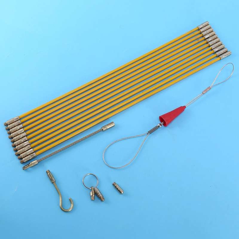 Cabling Rods Fiberglass Electrical Cable Threader Running Puller