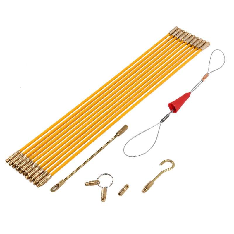 Cabling Rods Fiberglass Electrical Cable Threader Running Puller
