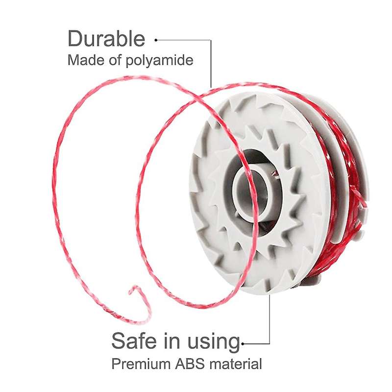 8pack Trimmer Strimmer Spool & Line Double Autofeed for Flymo Fly021