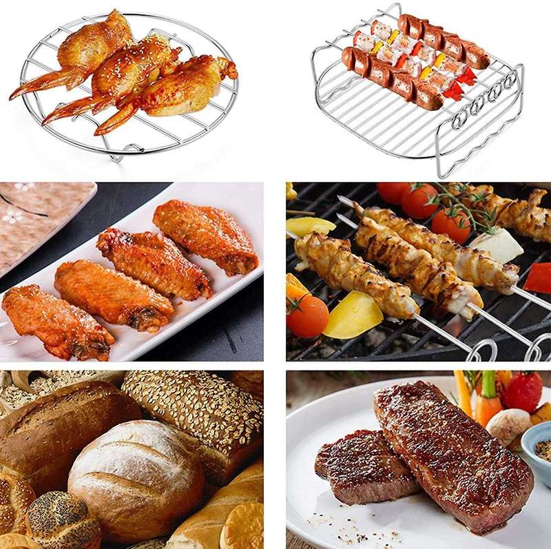 Air Fryer Accessories 4pcs for Gowise Cosori Philips Ninja Air Fryer
