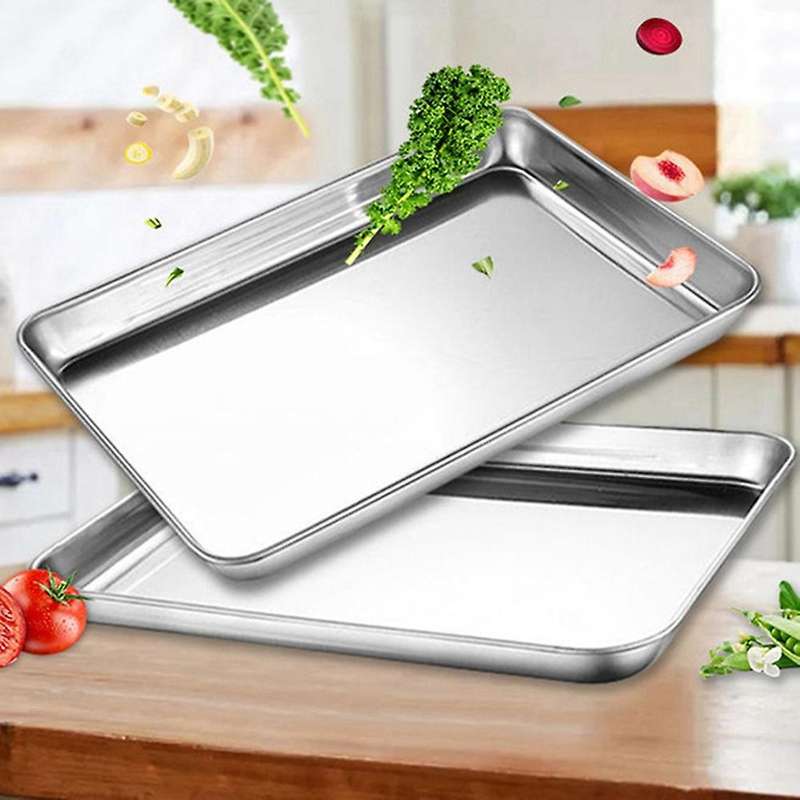 Oven Baking Tray, Deep Cake Tins Stainless Steel Baking Sheet(m)