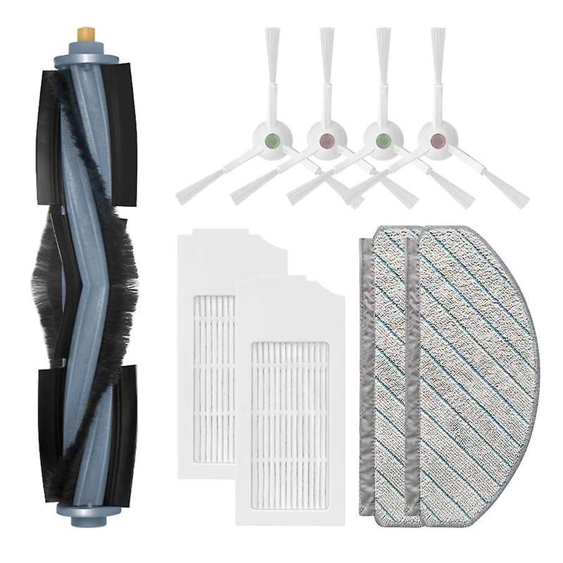 For Ecovacs Deebot T10 Plus Main Brush Side Brush Hepa Filter Mop