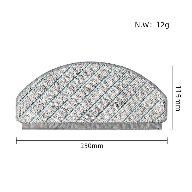 For Ecovacs Deebot T10 Plus Main Brush Side Brush Hepa Filter Mop