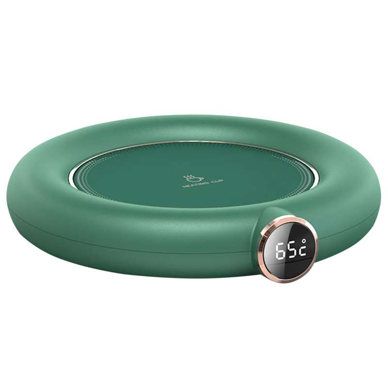 Coffee Mug Mat Warmer, Usb Constant Temperature Hot Coasters, Green