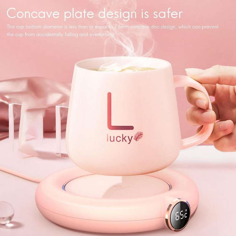 Coffee Mug Mat Warmer, Usb Constant Temperature Hot Coasters, Green