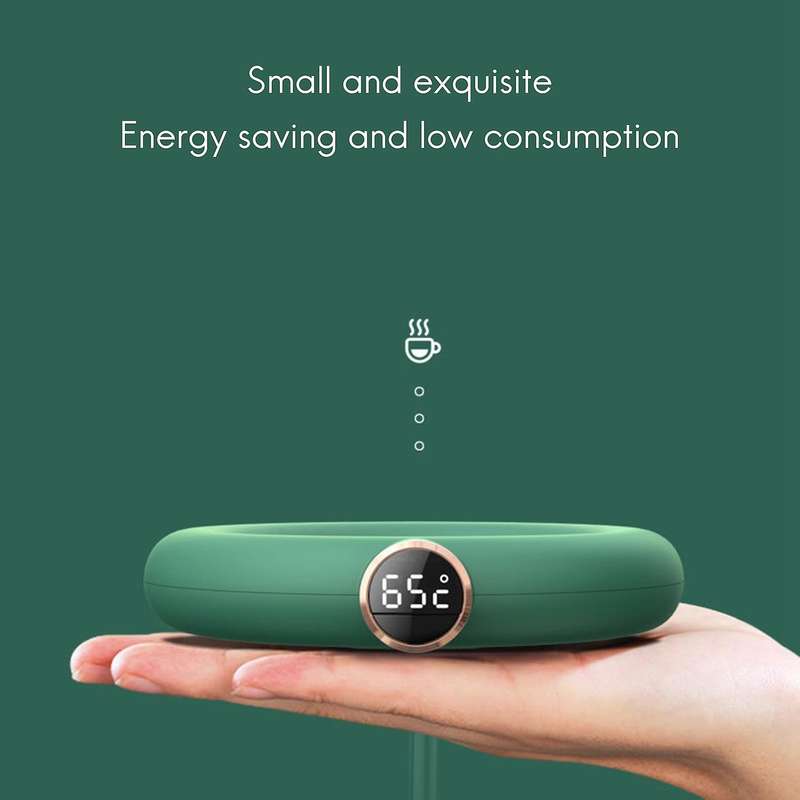 Coffee Mug Mat Warmer, Usb Constant Temperature Hot Coasters, Green