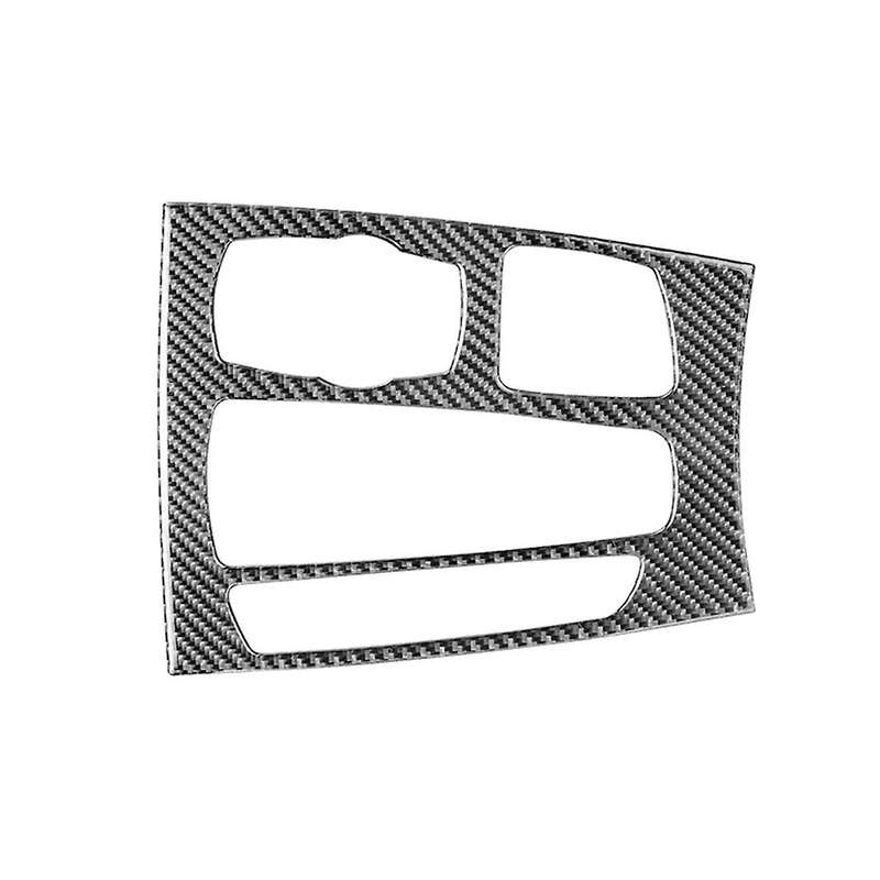 Carbon Fiber Gear Shift Box Panel Cover Trim Accessories Lhd
