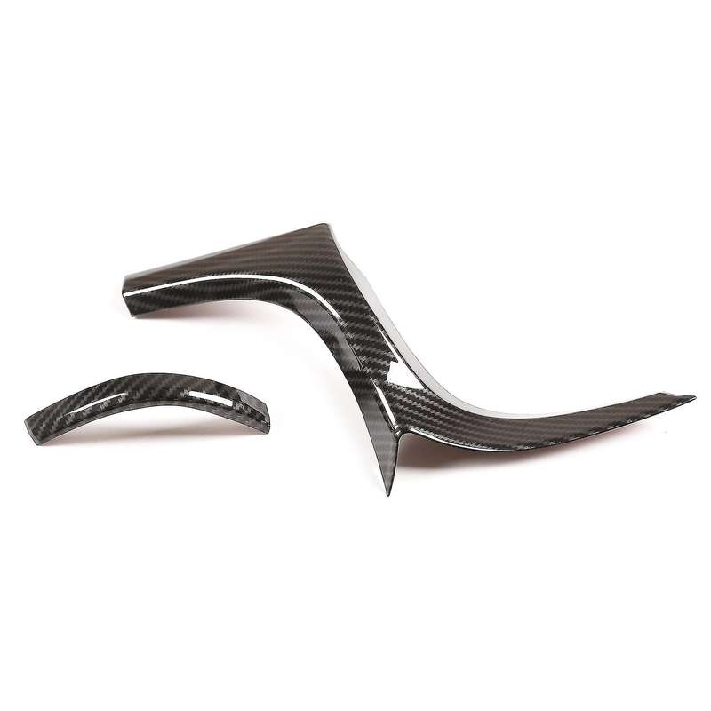 For Toyota Hilux 15-21 Side Air Conditioner Vent Trim Carbon Fiber