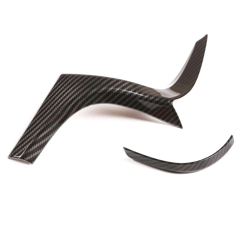 For Toyota Hilux 15-21 Side Air Conditioner Vent Trim Carbon Fiber