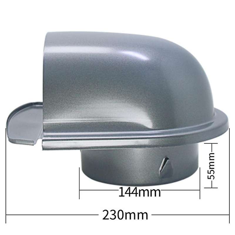 6inch 150mm Stainless Steel Vent Hood for Wall Air Outlet Cover,c