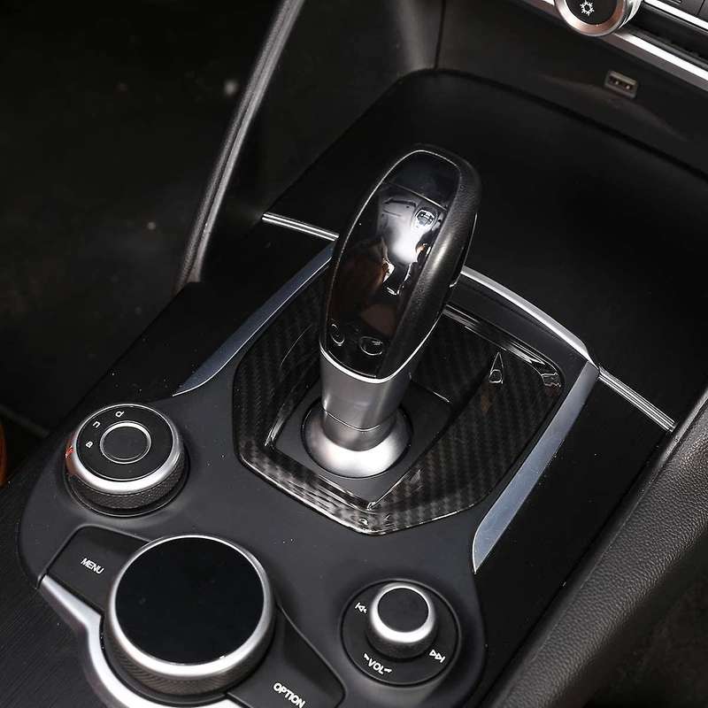 For Alfa Romeo Giulia Stelvio Center Console Gear Shift Panel