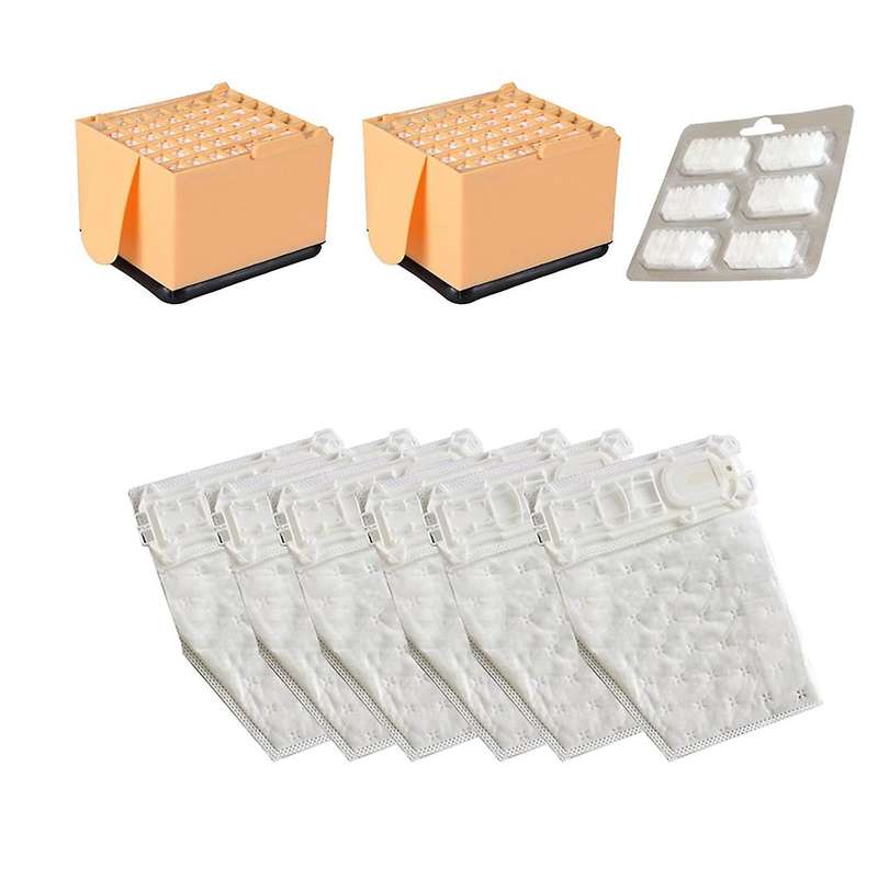 9x Multi-sets Hepa Filter Dust Bags for Folletto Vorwerk Kobold Vk135