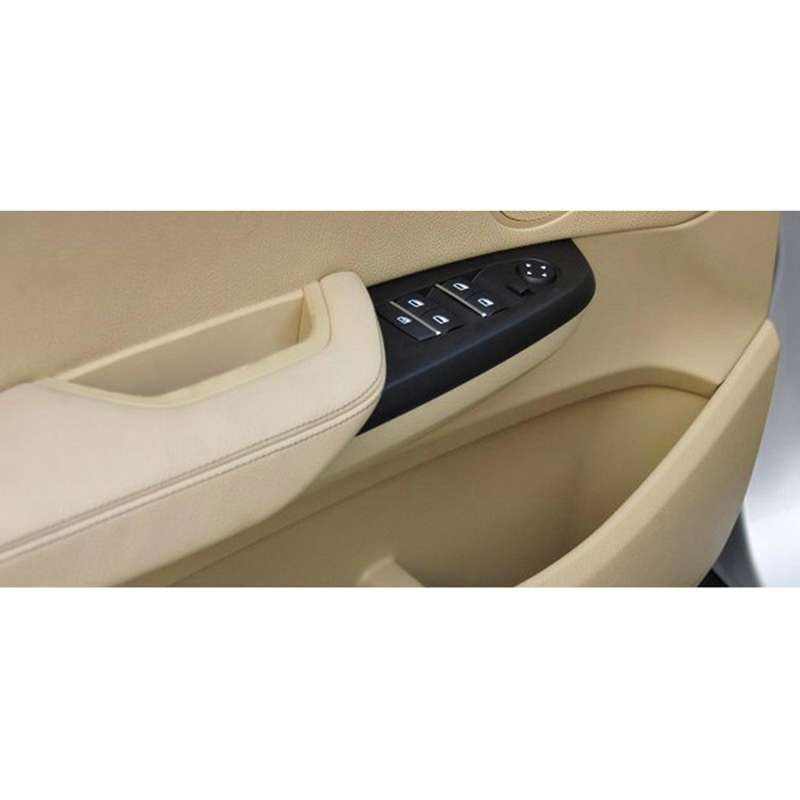 2x Car Auto Door Handle Pull Trim Compatible For-bmw,cream Color