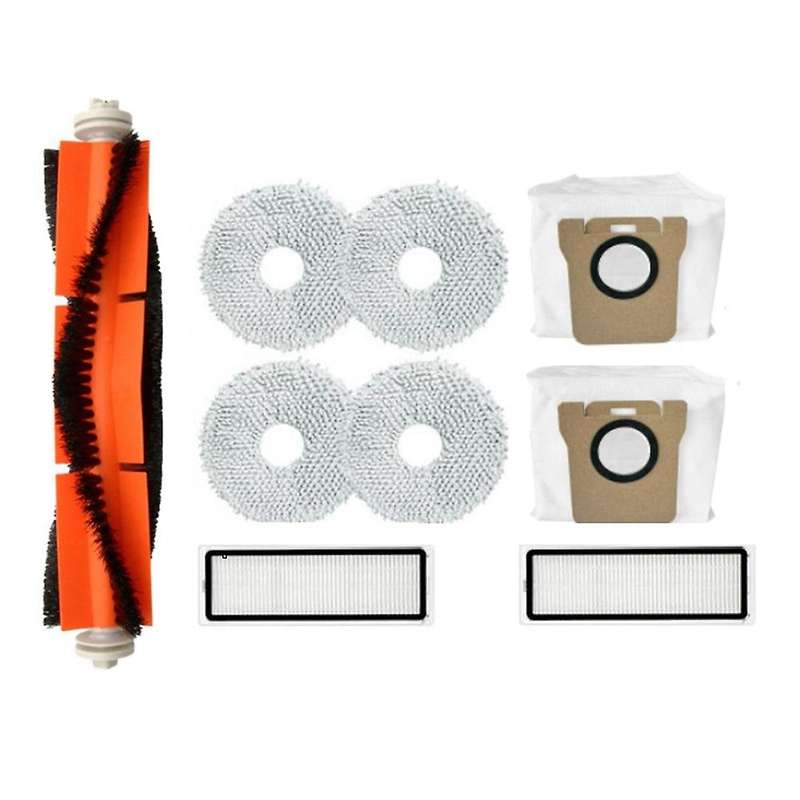 9pcs Accessories for Xiaomi Hepa Filter Mop Cloth Main Brush Dust Bag