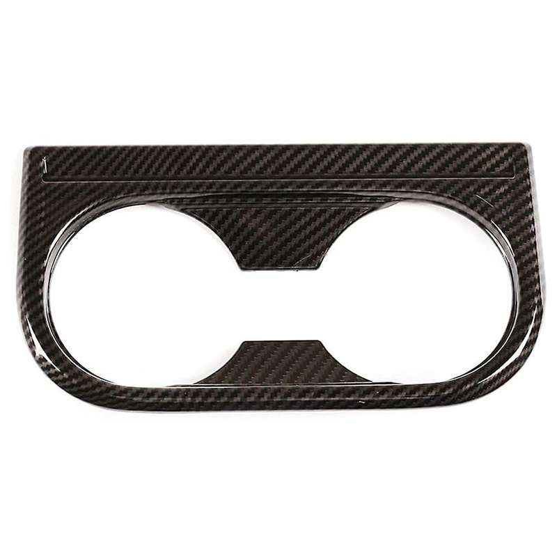 Front Seat Central Armrest Cup Holder Cup Trim (abs Carbon Fiber)