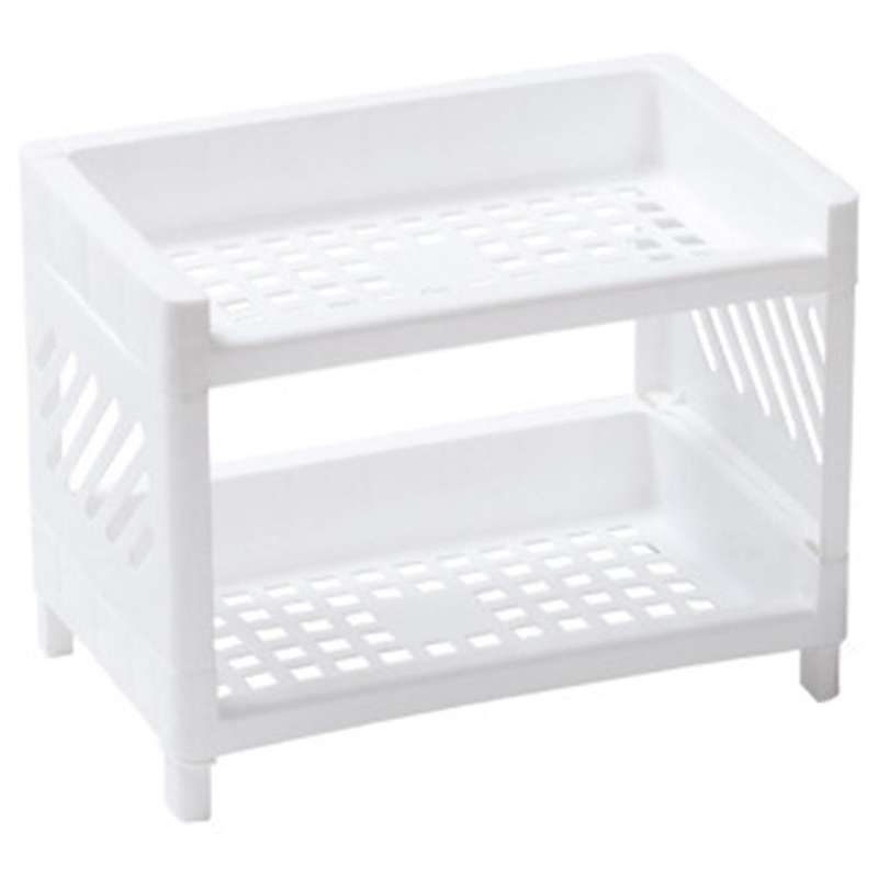 Ins Multi-layer Desktop Rack/ Makeup Storage/ Stationery Box 2 Pcs