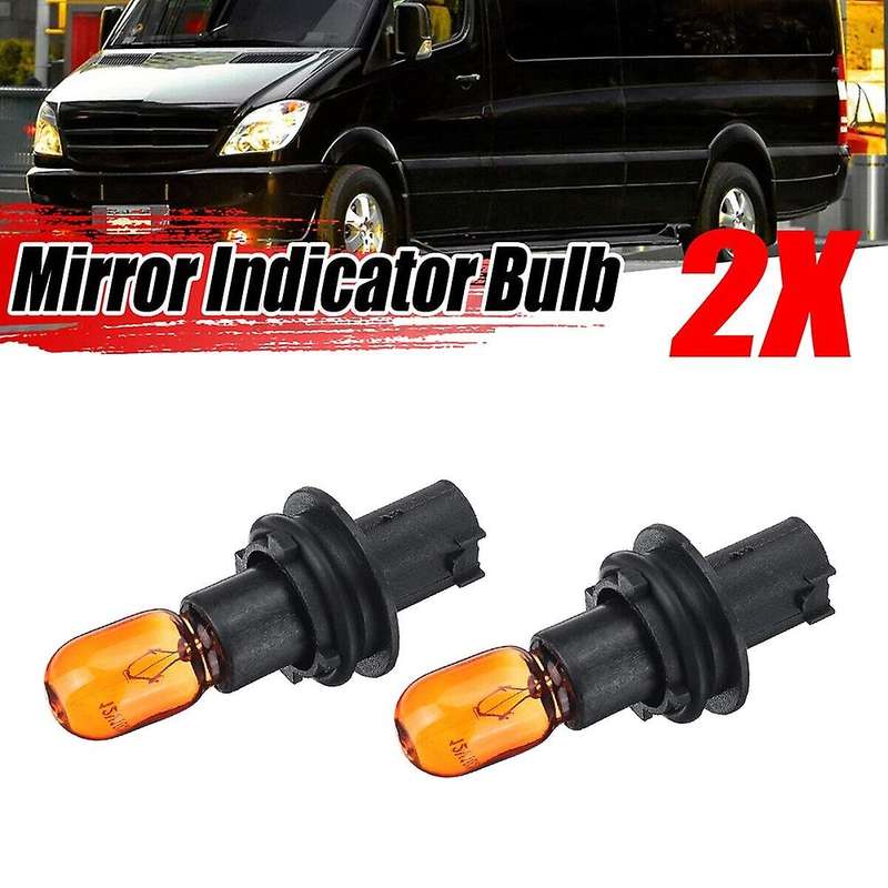 Side Wing Mirror Indicator Bulb Holder Mirror Turn Signal Bulb L&r