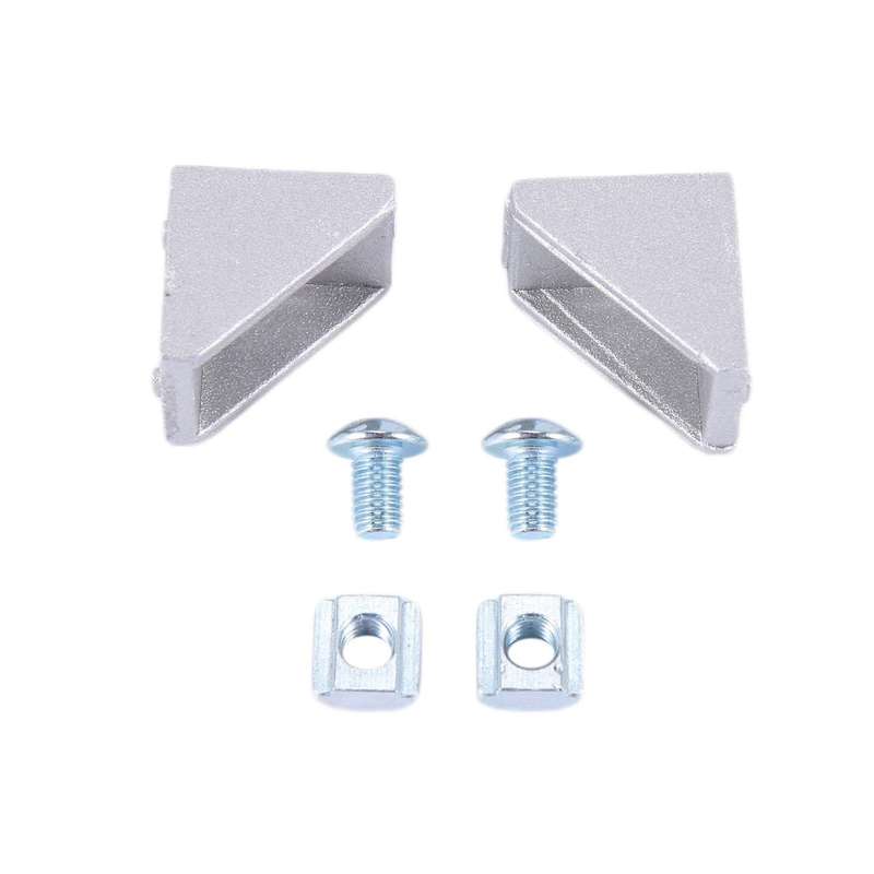 100pcs 2020 Series Aluminum Profile Connector Set for 6mm Slot
