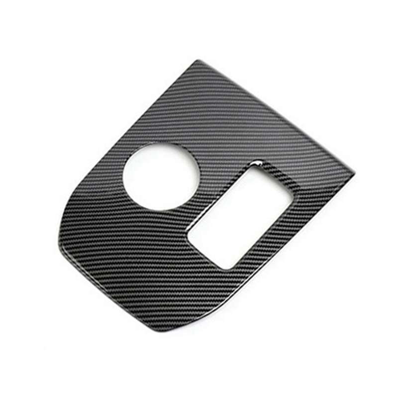 Carbon Fiber Central Gear Panel Interior for Ford Mustang Mache 21-22