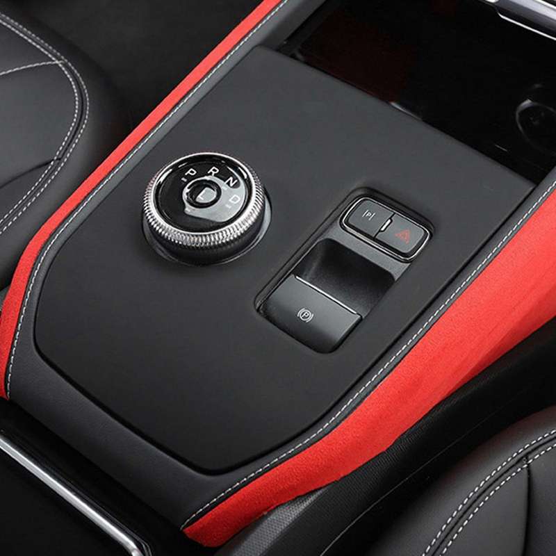 Carbon Fiber Central Gear Panel Interior for Ford Mustang Mache 21-22