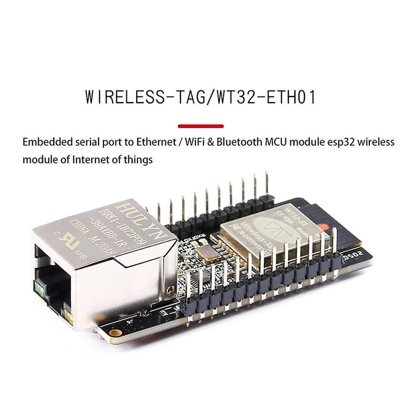 Wt32-eth01 Serial Port Networking Bluetooth+wifi Combo Gateway Module
