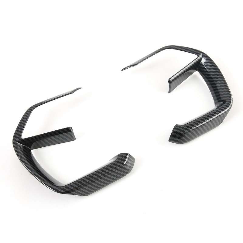 Car Abs Steering Wheel Button Frame Decoration Cover Trim Stickers
