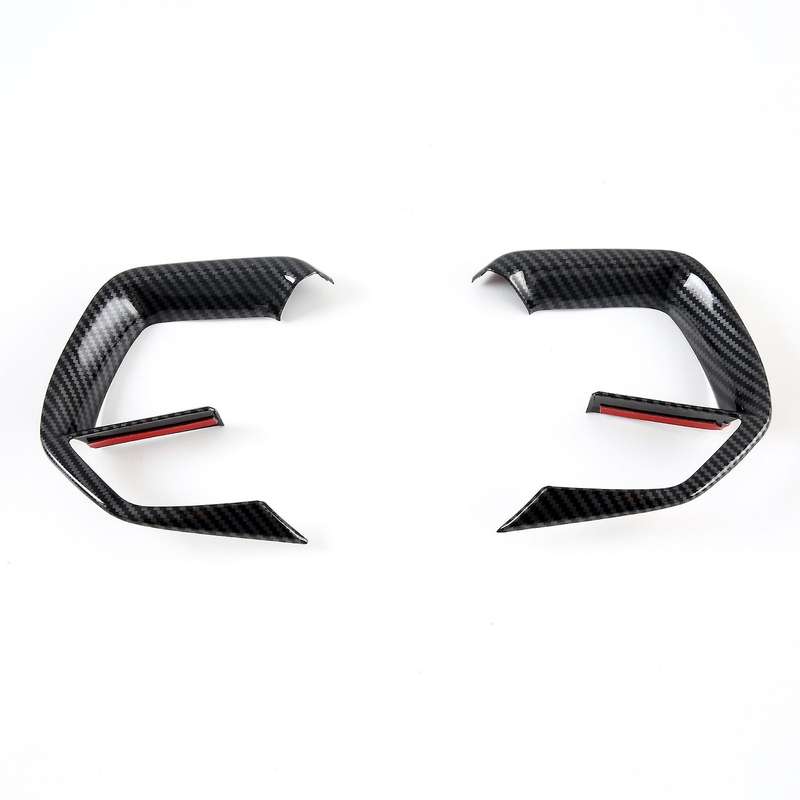 Car Abs Steering Wheel Button Frame Decoration Cover Trim Stickers