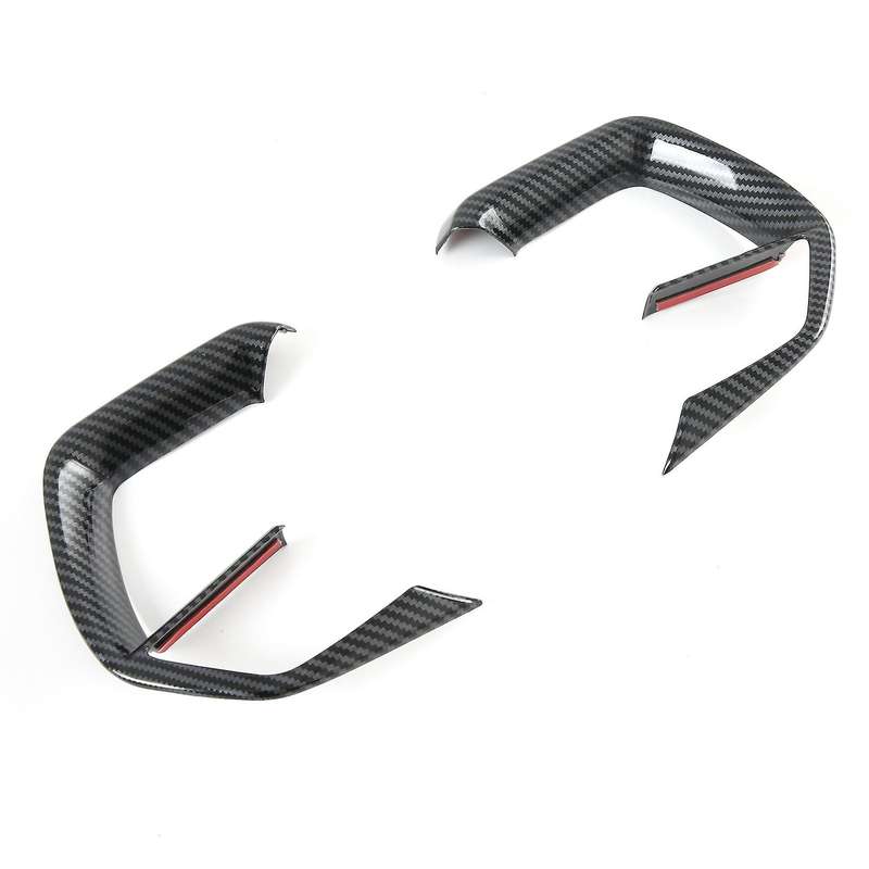 Car Abs Steering Wheel Button Frame Decoration Cover Trim Stickers