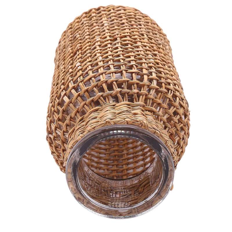 Straw Glass Flower Vase Japanese Flower Pot In The Nordic -s