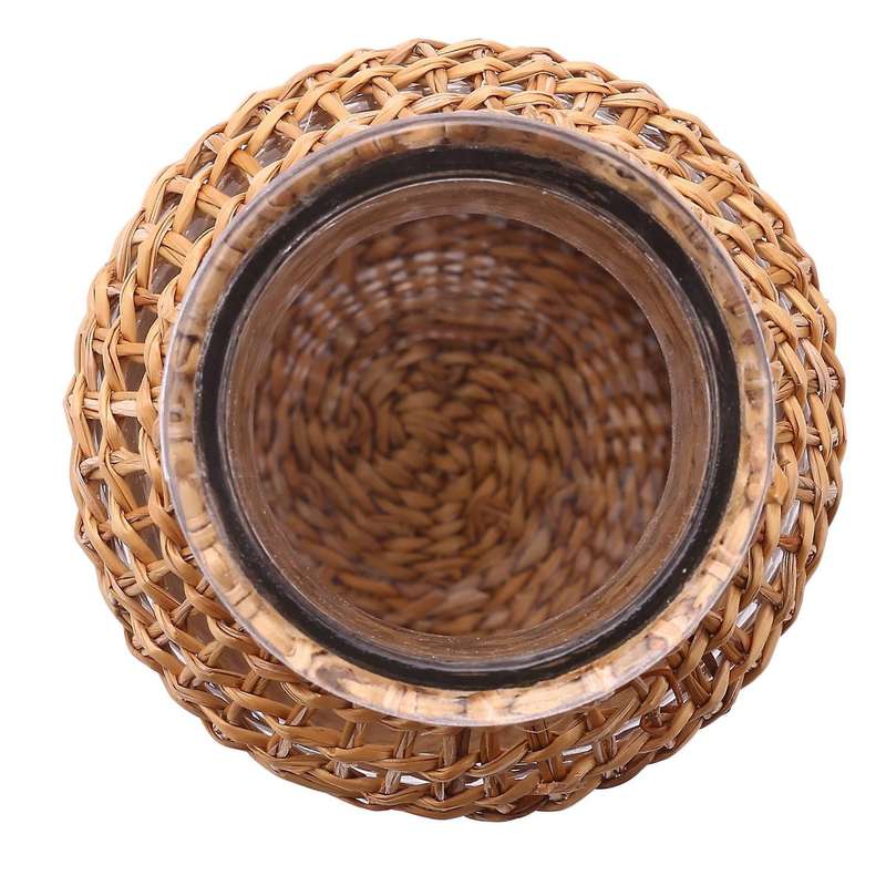 Straw Glass Flower Vase Japanese Flower Pot In The Nordic -s