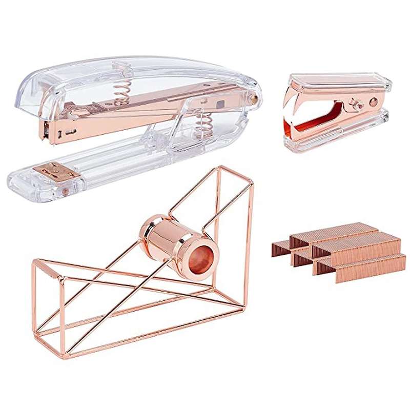 Desk Accessories 4 Kit, Office Supplies Set, Tape Dispenser
